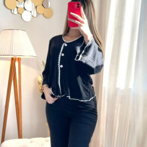Ensemble en coton coupe large